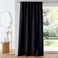 Штора Затемняющая Voda 180 x 140 см черный LA REDOUTE INTERIEURS  фото, kupilegko.ru